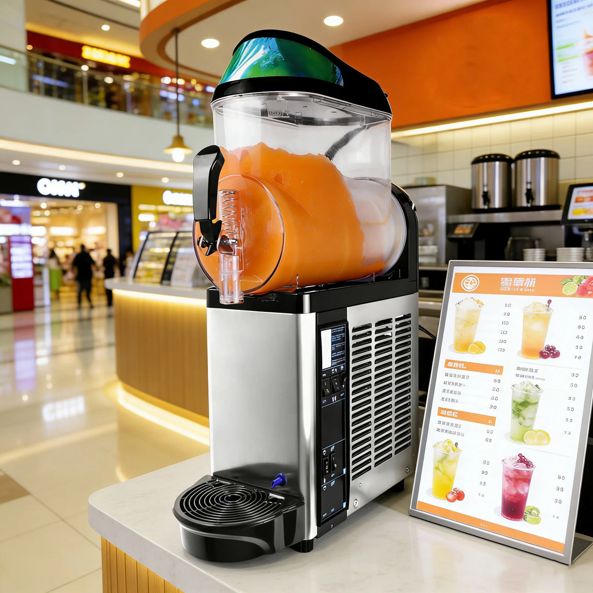Commercial Frozen Drink and Slush Ice Making Machine with 12L Tanks