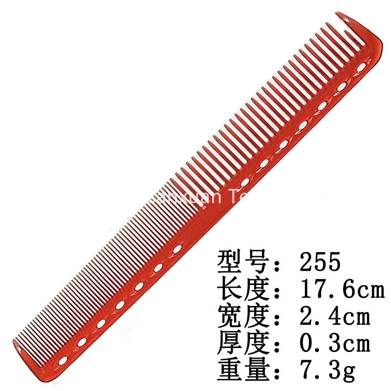 Barber Shop Resin Multifunctional Haircut Comb for Salon Hairdressing 19.7/20cm Double-edged Hair Cutting Comb