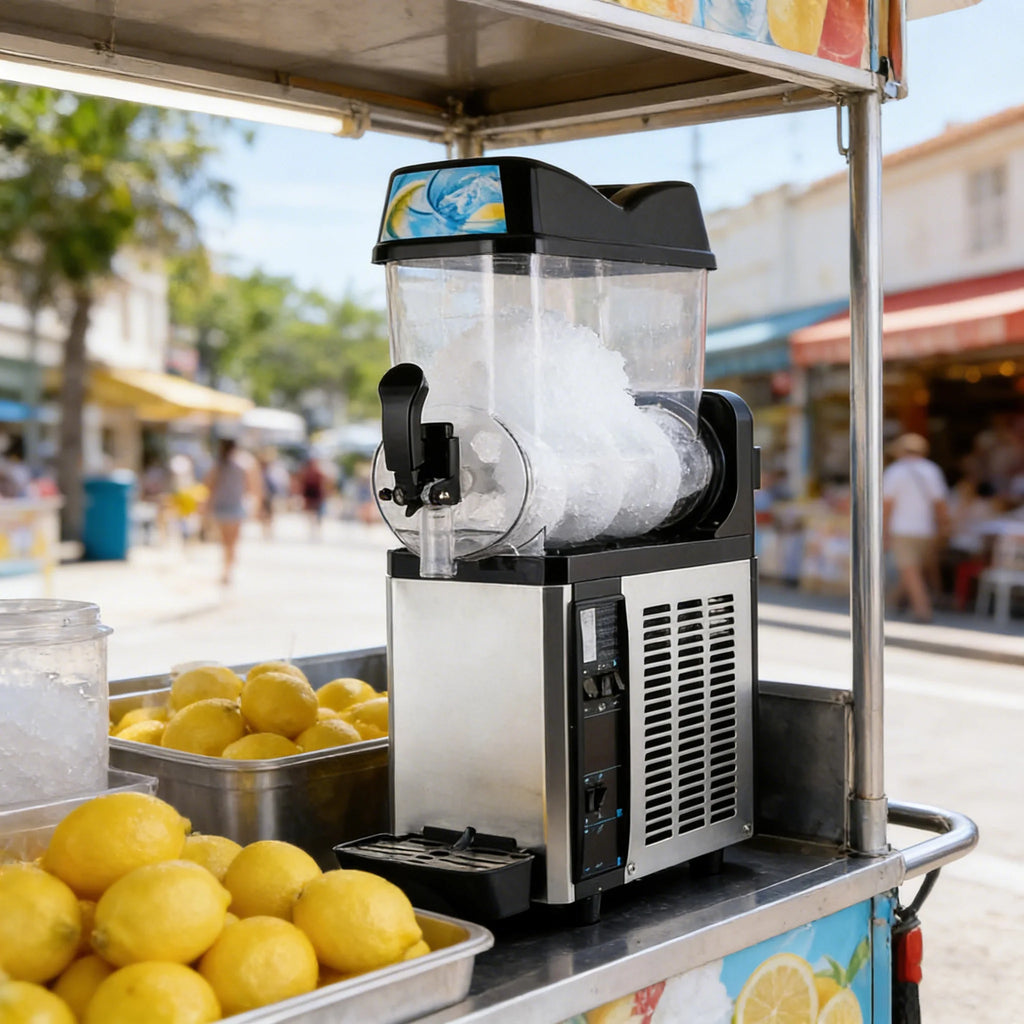 Commercial 3-Bowl High-Speed Ice Slush Machine