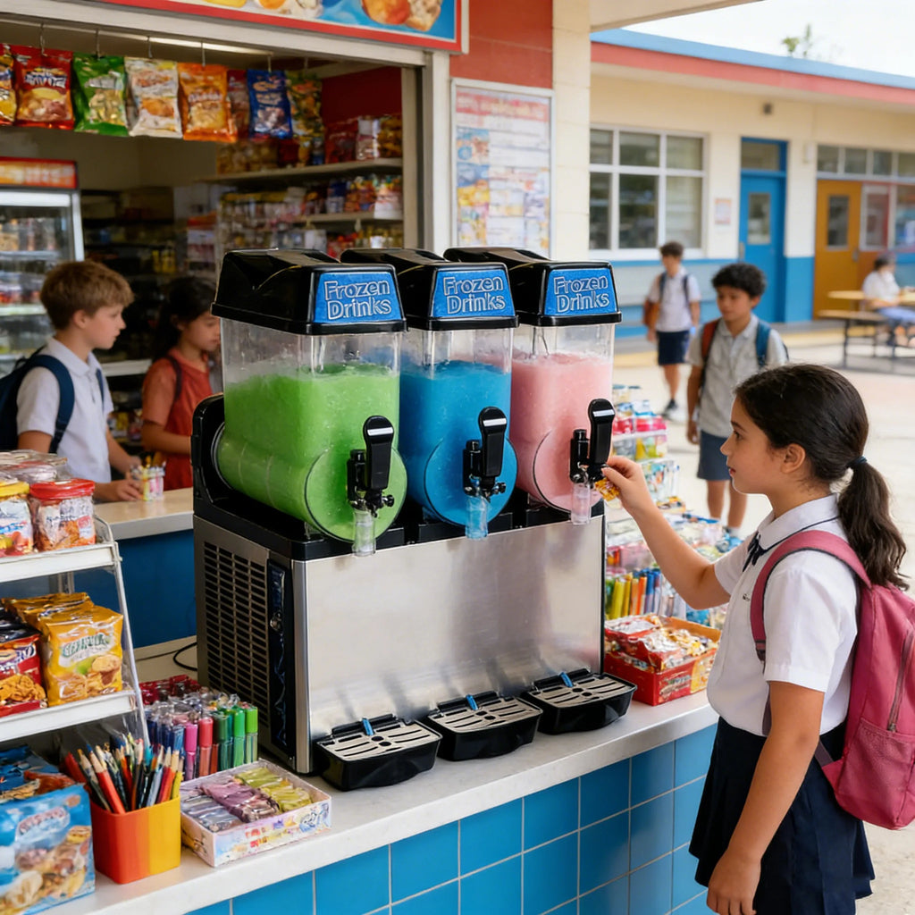 Commercial Automatic Slush Ice Making Machine Frozen Drink Dispenser