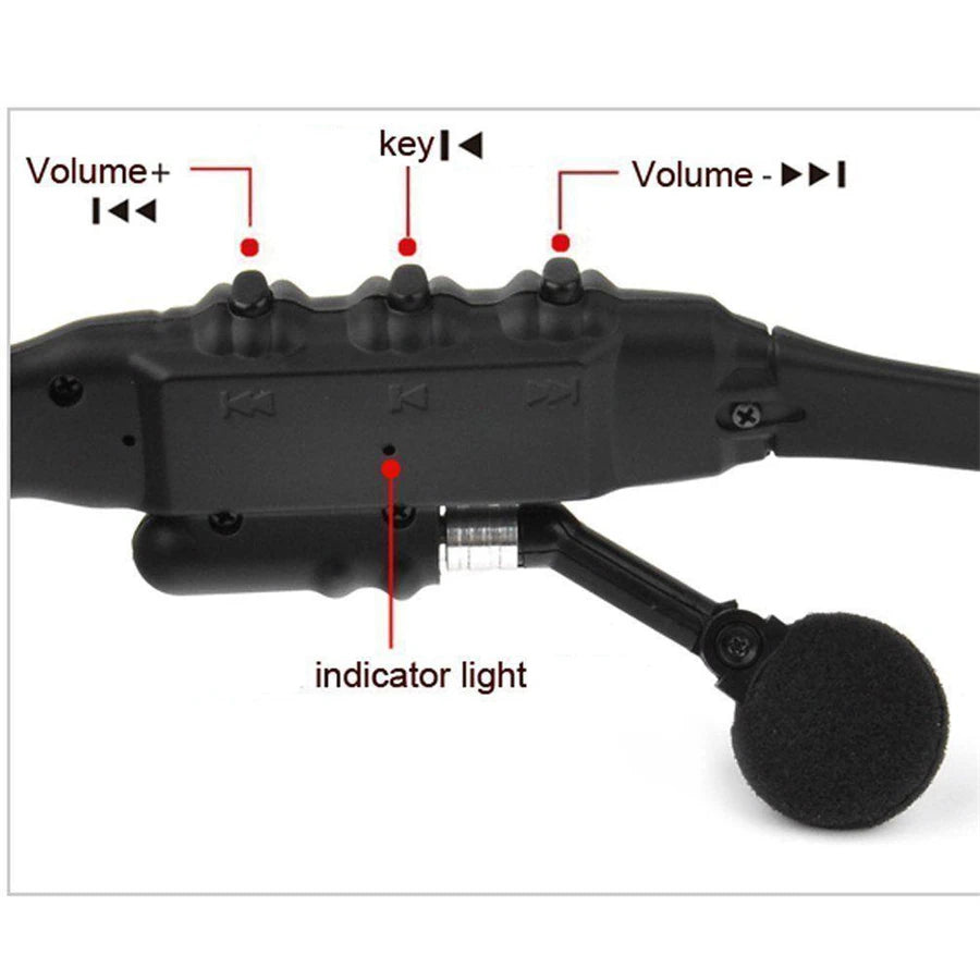 Bluetooth v5.3 Smart Wireless Earphone Sunglasses Stereo Sport Headset