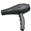 Professional 2300W black hair dryer with an ergonomic handle, side control switches, and a sleek, modern design.