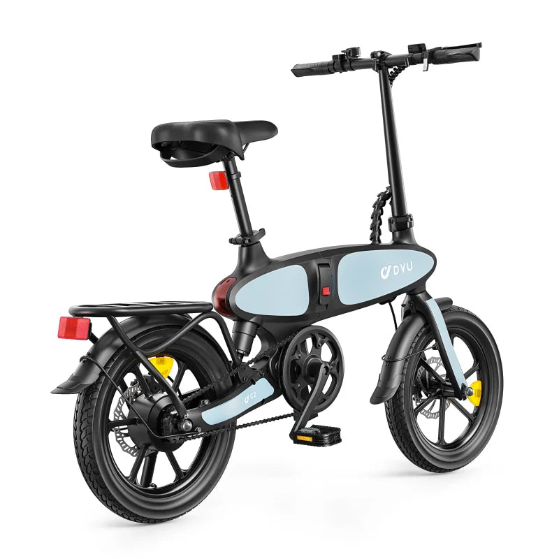 DYU C2 16-Inch Foldable 2-Seat Electric City Bike