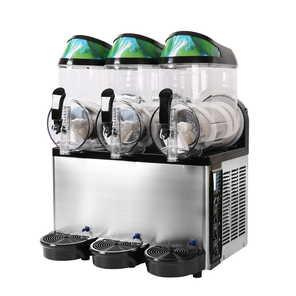 Commercial 2-Tank Slush Ice Making Machine Frozen Drink Dispenser