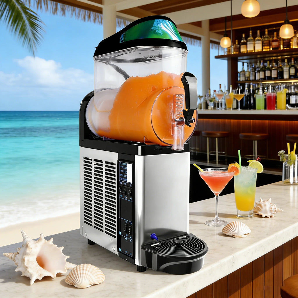 Commercial High Efficiency Automatic Slush Ice Making Machine Frozen Drink Dispenser