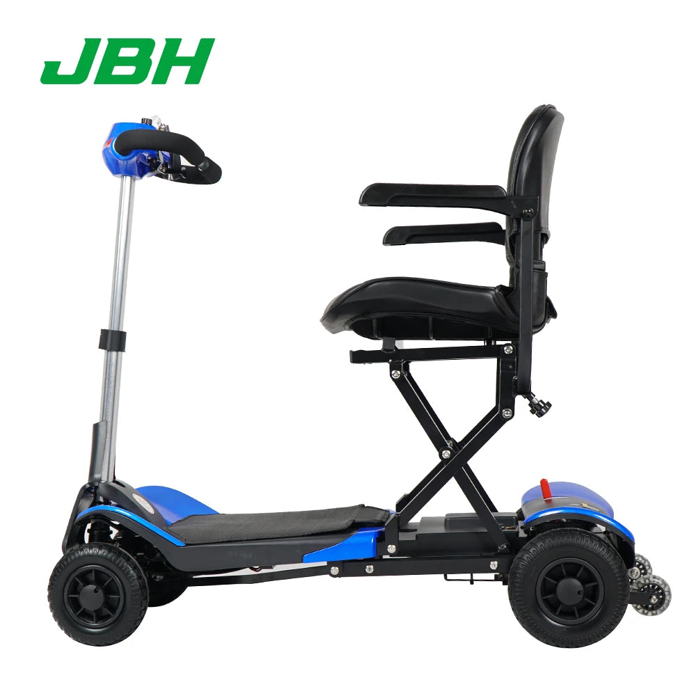 JBH FDB01 4-Wheel Fast Foldable Electric Mobility Scooter