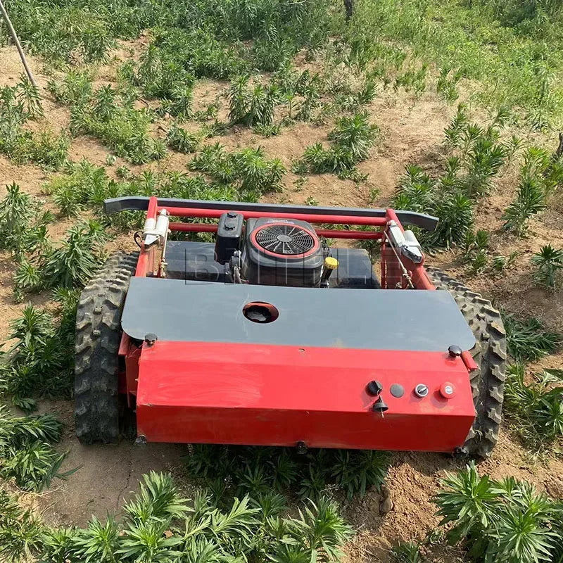 16HP Powerful 800mm Remote Control Lawn Mower High Productivity