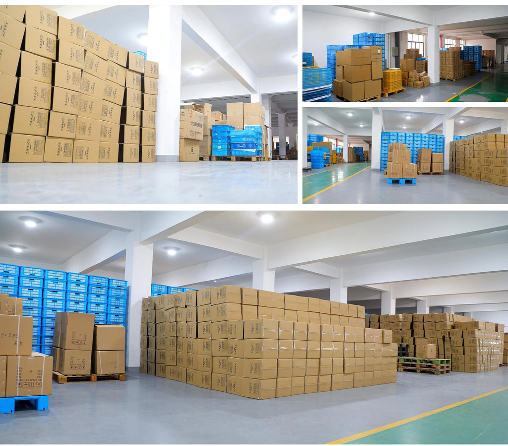 Please provide an image of the actual product. The image currently provided is of a warehouse with shipping boxes.