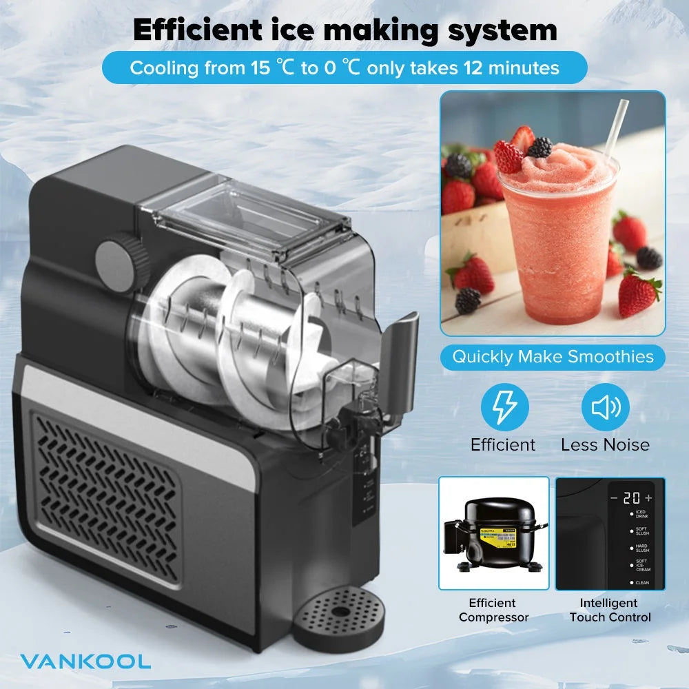 CR 1.8L Touch Screen Desktop Milkshake Juice and Slush Machine ES15R-01AE