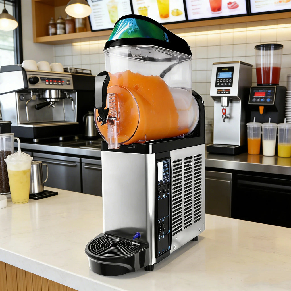 Commercial 12L Slush Ice Making Machine Frozen Drink Smoothie and Margarita Dispenser