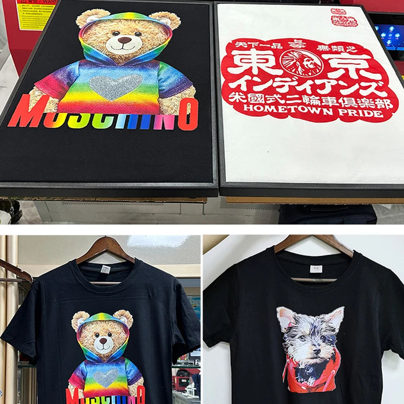 DOMSEM Automatic Digital DTG Textile Inkjet T-Shirt Printing Machine