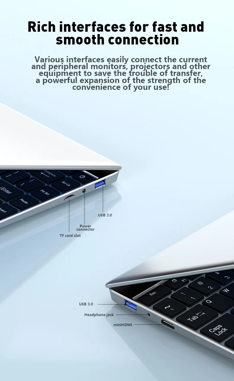 14.1 Inch Slim Laptop Windows 11 Intel Core I9-9900U Gaming