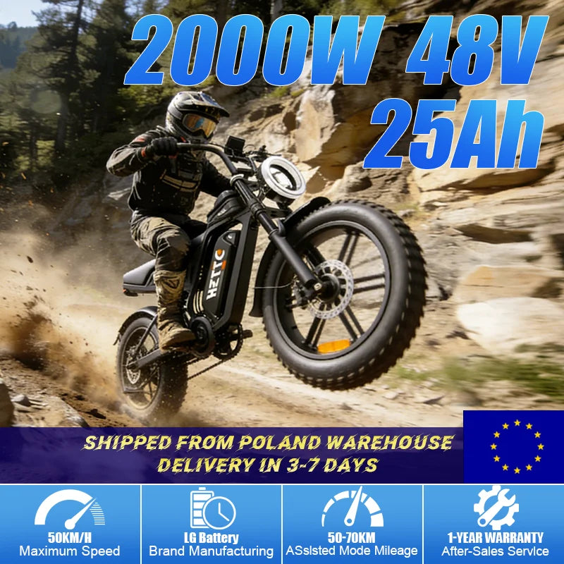 4000W motor F6S off-road electric bicycle