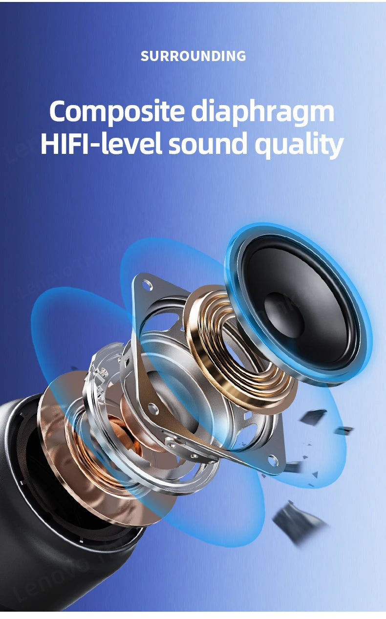 Exploded view of a portable speaker showing internal composite diaphragm components for high-fidelity sound.