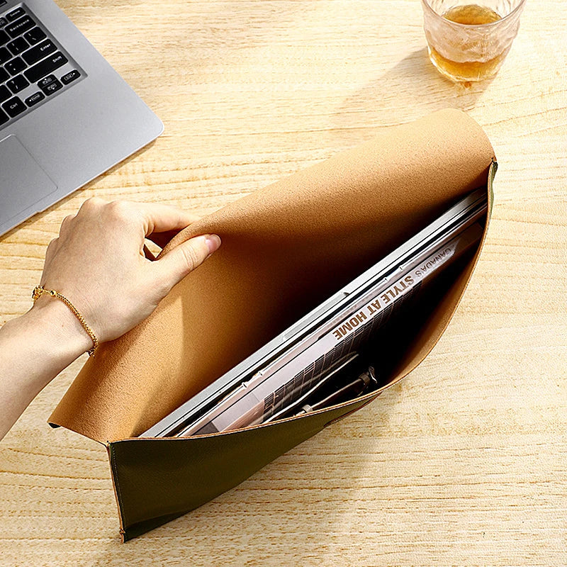 Business Office Luxury Document Bag -  Leather