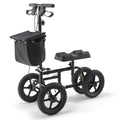 VEVOR 12" All Terrain Carbon Steel Folding Steerable Knee Scooter Walker