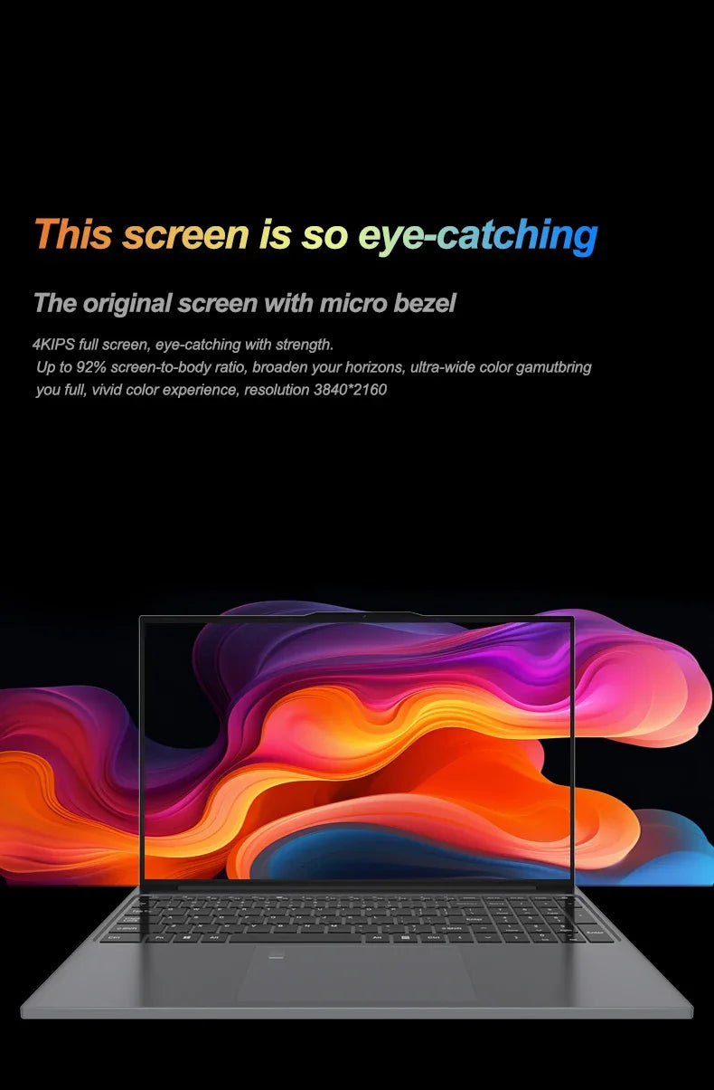 15.6" Portable Laptop  Intel Core i7-6500U Windows 11 Notebook Gamer 1920*1080 Display