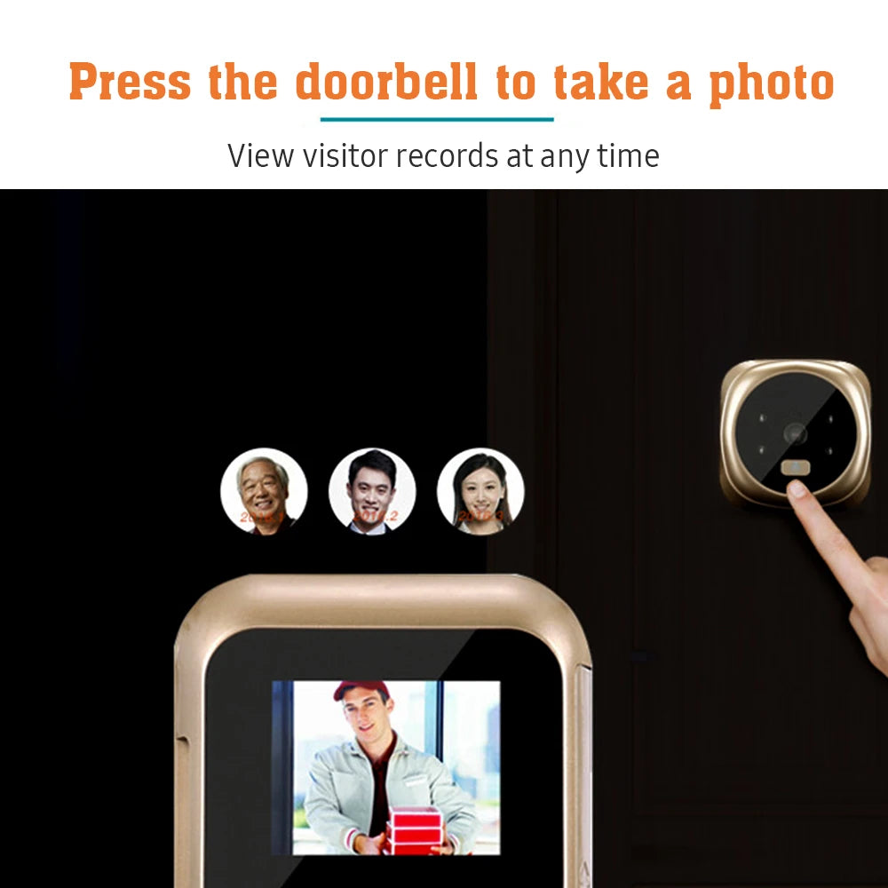 Camera Door Peephole with Wireless Monitor Live View Available Digital Night Vision
