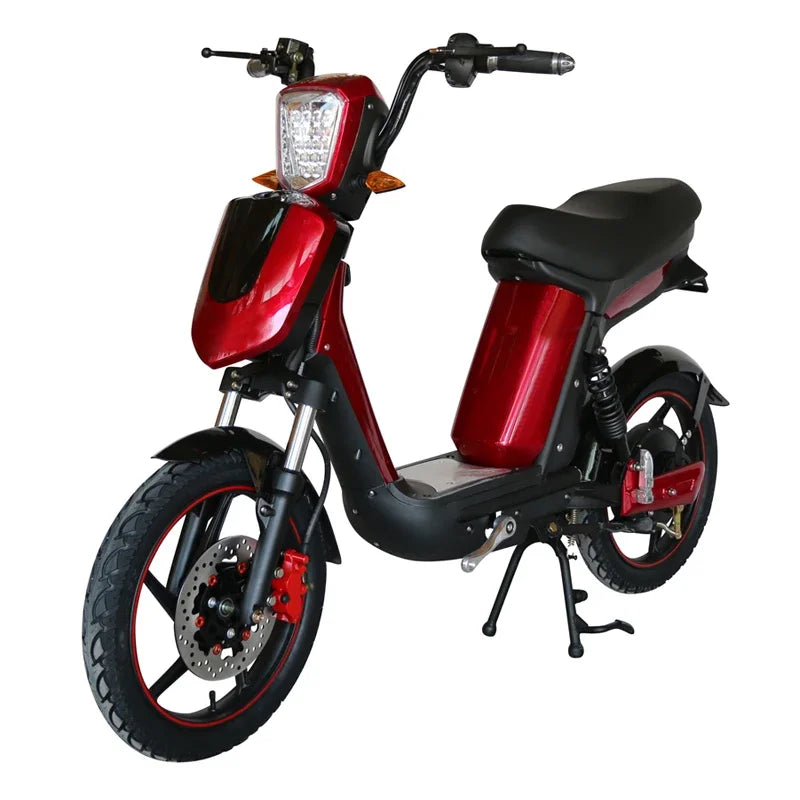 Pedal Assist Electric Motorbike Full Suspension, City Bike Use