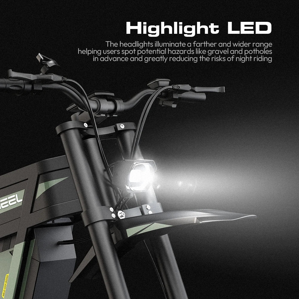 COSWHEEL R6000 6000W Dual Motor 60V 30AH ,Dual Suspension