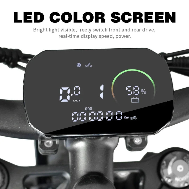 3500W Powerful motor 48V 60AH lithium battery 20 Inch Fat Tire