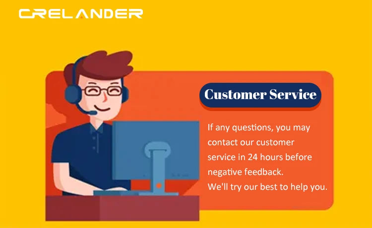 Customer service illustration featuring a support agent wearing a headset and using a computer.
