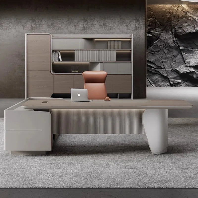 Gaming Office Desk Luxury Modern Design Comfortable Workspace
