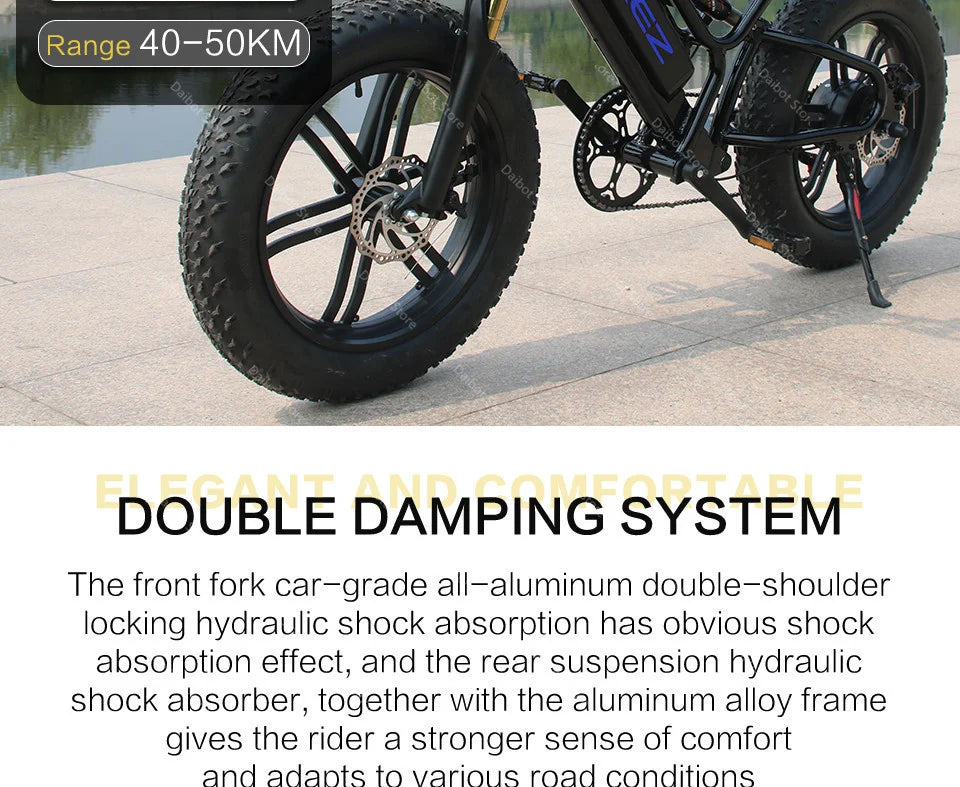 Powerful Electric bike 750W 48V Fat Tire bike