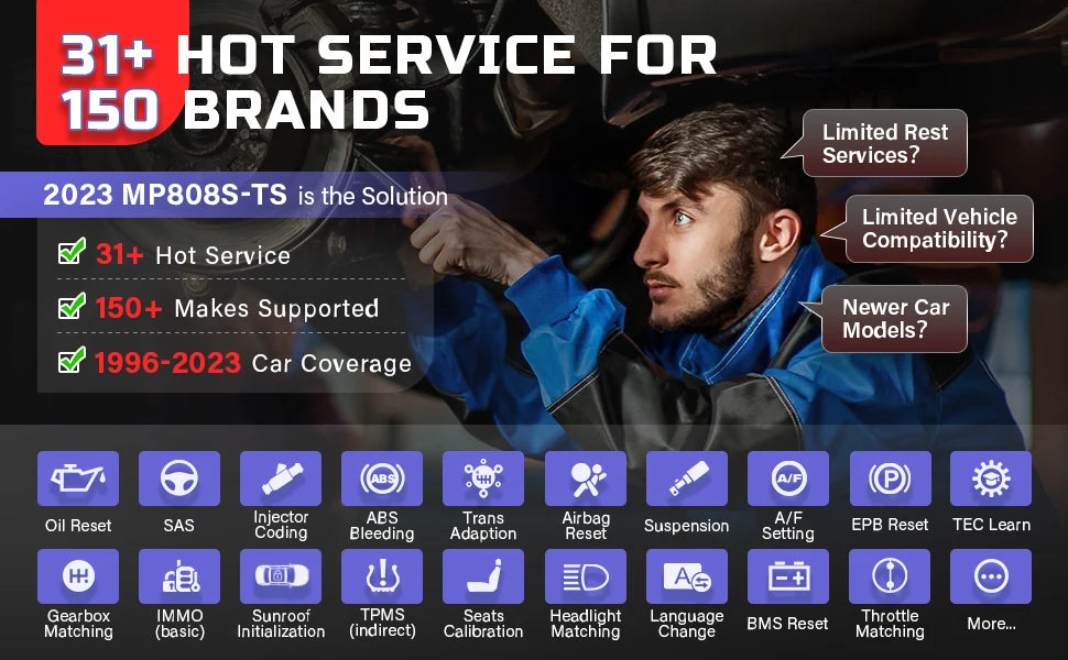 Autel Max iPRO MP808S-TS - Automotive Scanner Active Test