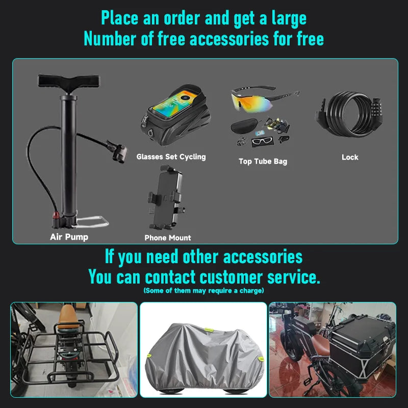 4000W motor F6S off-road electric bicycle