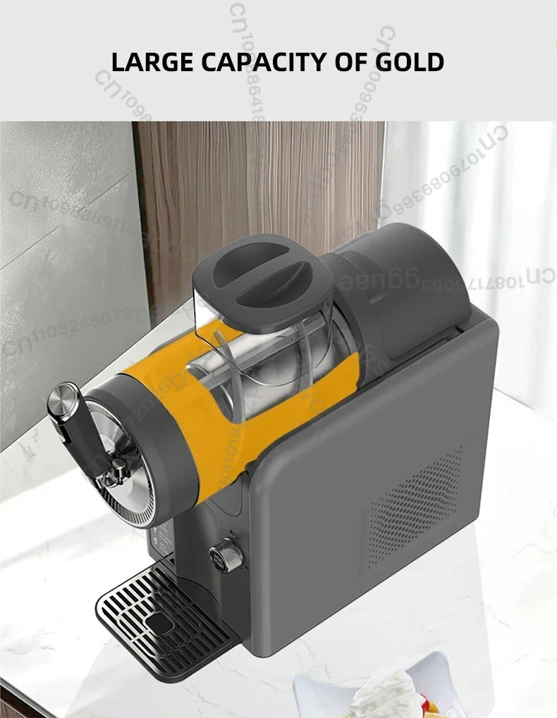 Automatic Cold Drink Slush Machine Soft Drink Ice Cream Machine 1.8L Countertop Beverage Smoothie Machine