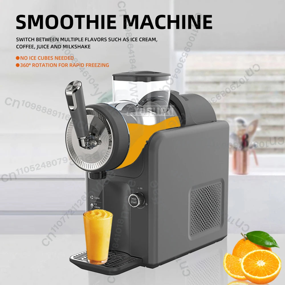 Automatic Cold Drink Slush Machine Soft Drink Ice Cream Machine 1.8L Countertop Beverage Smoothie Machine