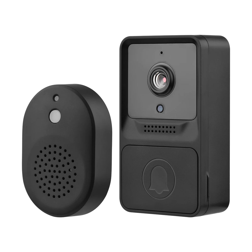 1080P HD Visual Smart Security Doorbell Camera Wireless Video Doorbell with IR Night Vision 2-Way Audio Real-Time Monitoring