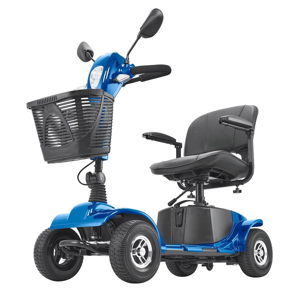 Heavy Duty 4-Wheel Electric Folding Mobility Scooter for Adults and Seniors