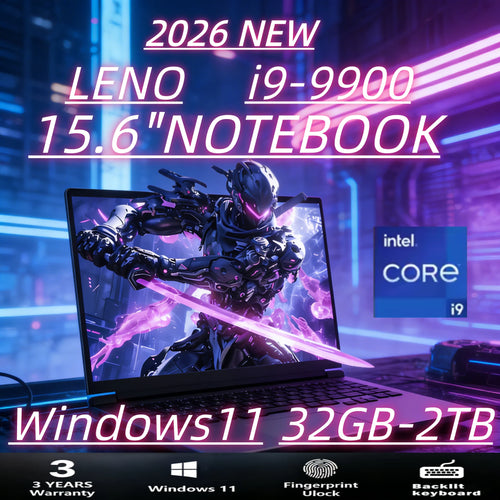 Ultra-slim 15.6-inch laptop in dark grey, featuring a backlit keyboard, fingerprint unlock, and Core i9 performance.