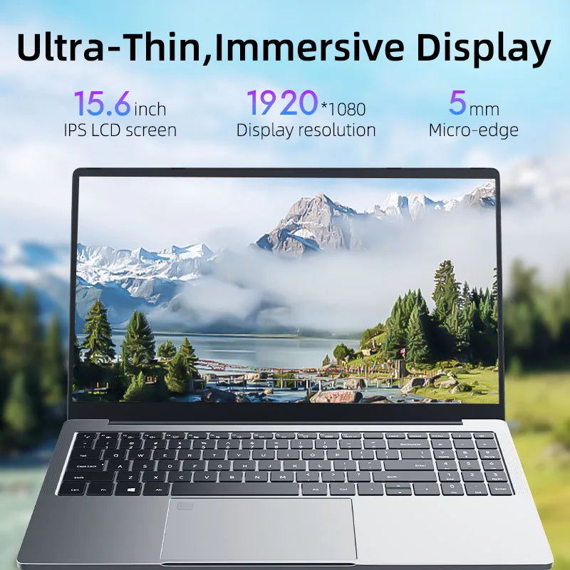 15.6 Inch Portable Notebook With Intel CPU I7-1165G7