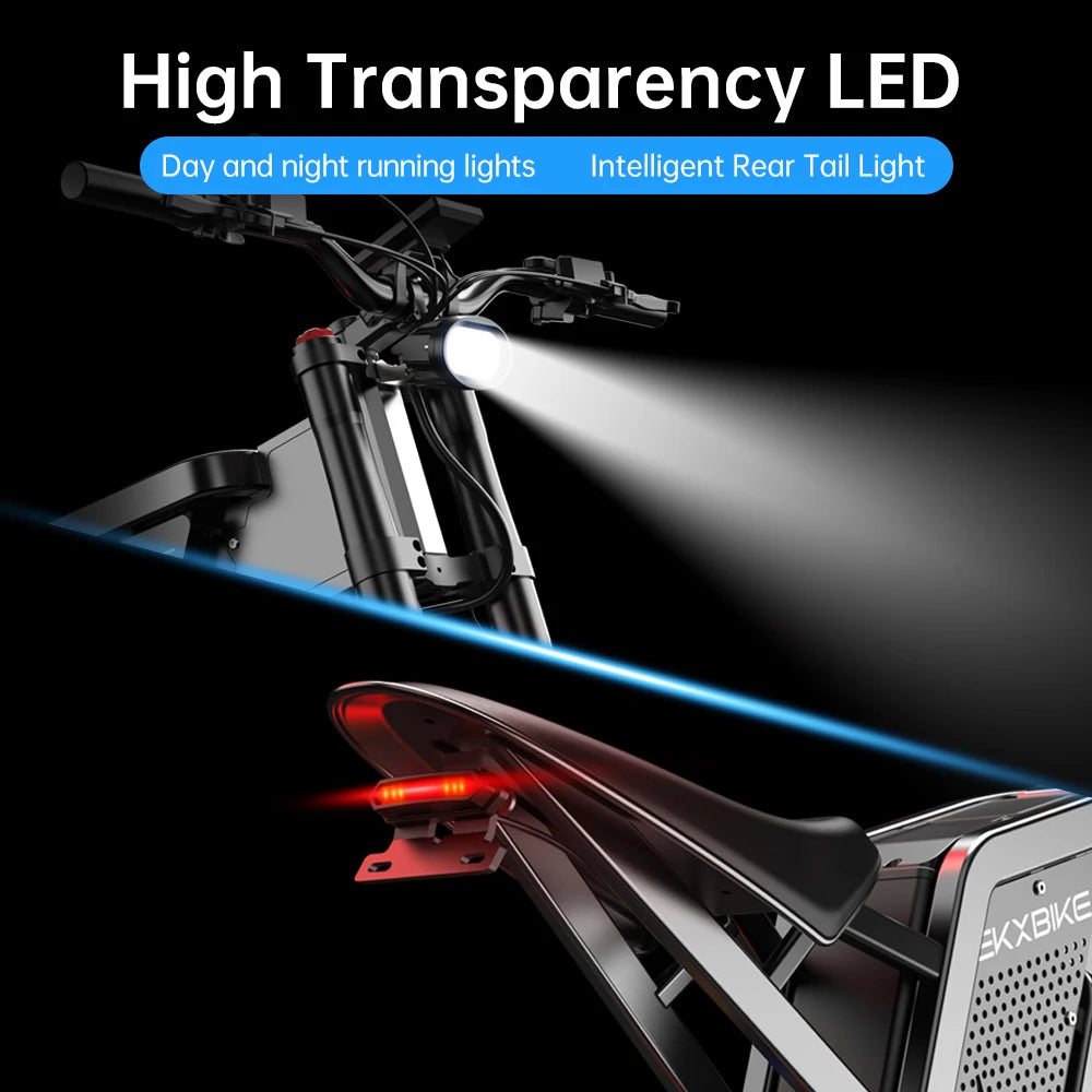 EKX X21 3000W Brushless Gearless Motor, 60V 30Ah Battery, 85km/h