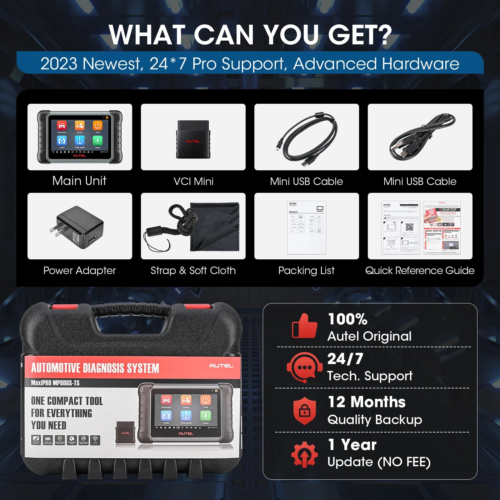 Autel Max iPRO MP808S-TS - Automotive Scanner Active Test