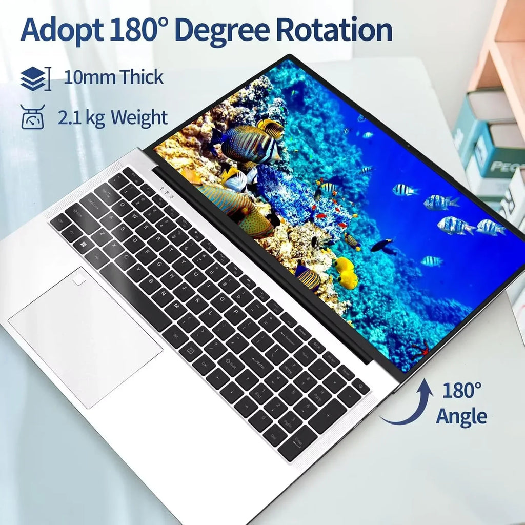 17.3" Large Screen Laptop Intel 6500Y Windows 11 Lightweight and Portable High-Definition