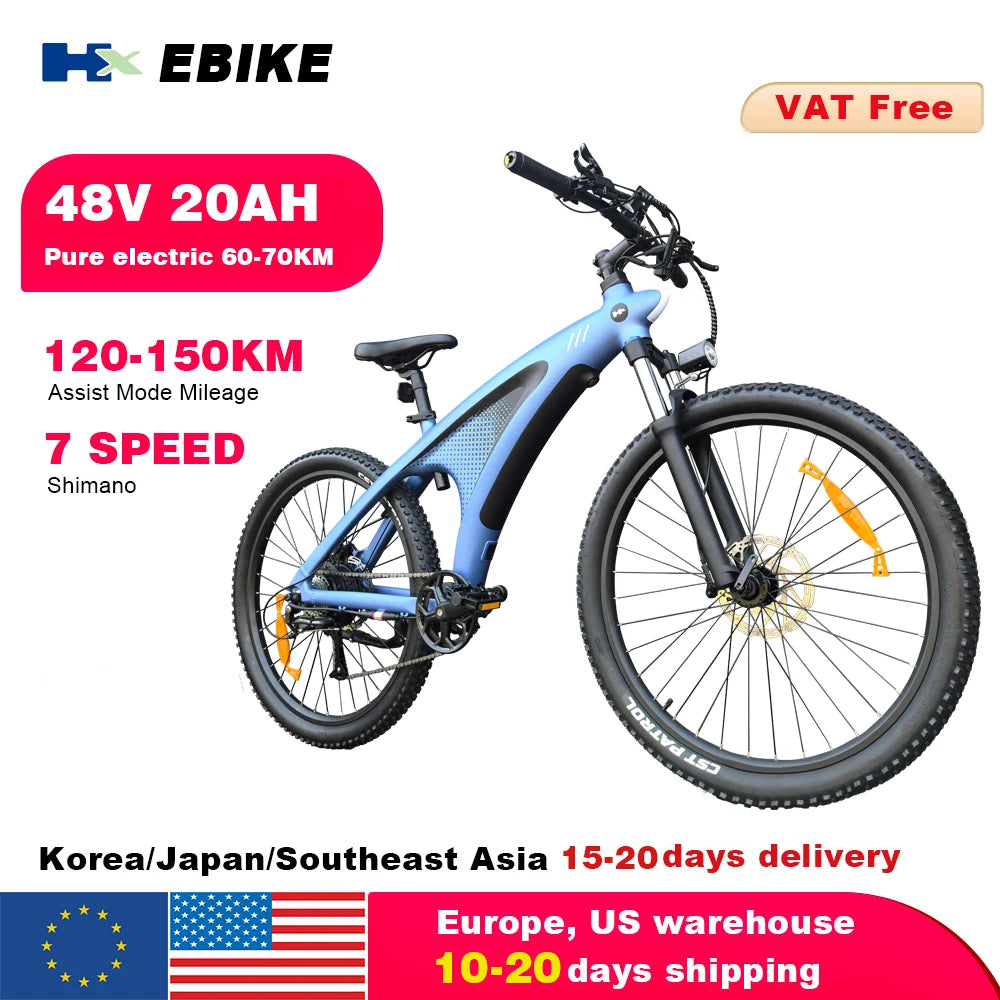 HX Q5 Electric Bike Adults 48V 20AH 27.5 Inch - City Electric bike