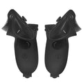 Black silicone VR controller grip covers with adjustable hand straps and R and L markings.