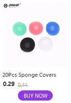 Pack of 20 assorted multi-coloured sponge covers for earphones.