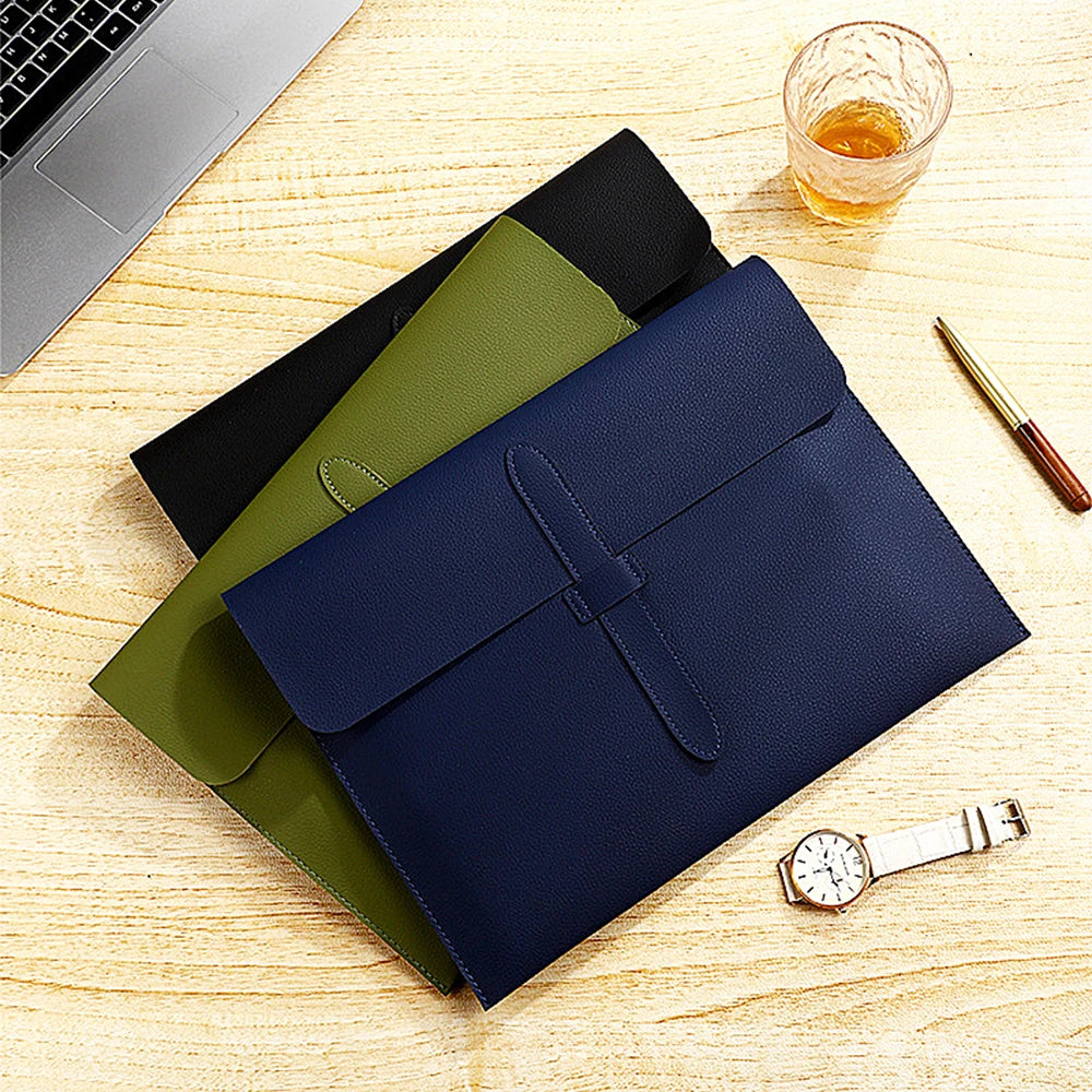 Business Office Luxury Document Bag -  Leather