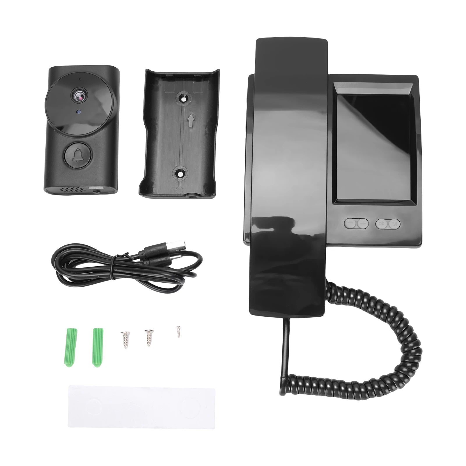 3.5 Inch IPS Screen Wireless Doorbell with Camera Video Door Phone System