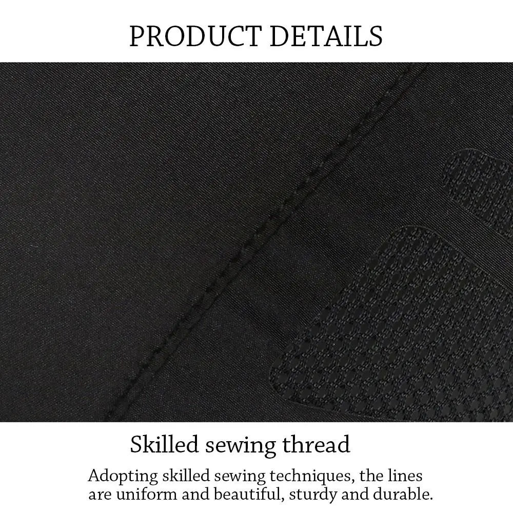 Close-up of a black men’s flat cap showing durable, neat stitching detail and high-quality fabric texture.