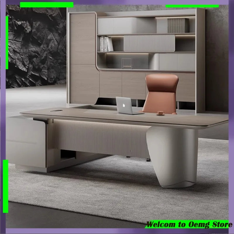 Gaming Office Desk Luxury Modern Design Comfortable Workspace