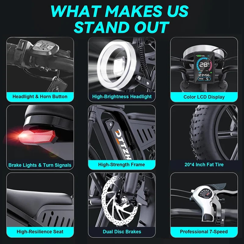 4000W motor F6S off-road electric bicycle