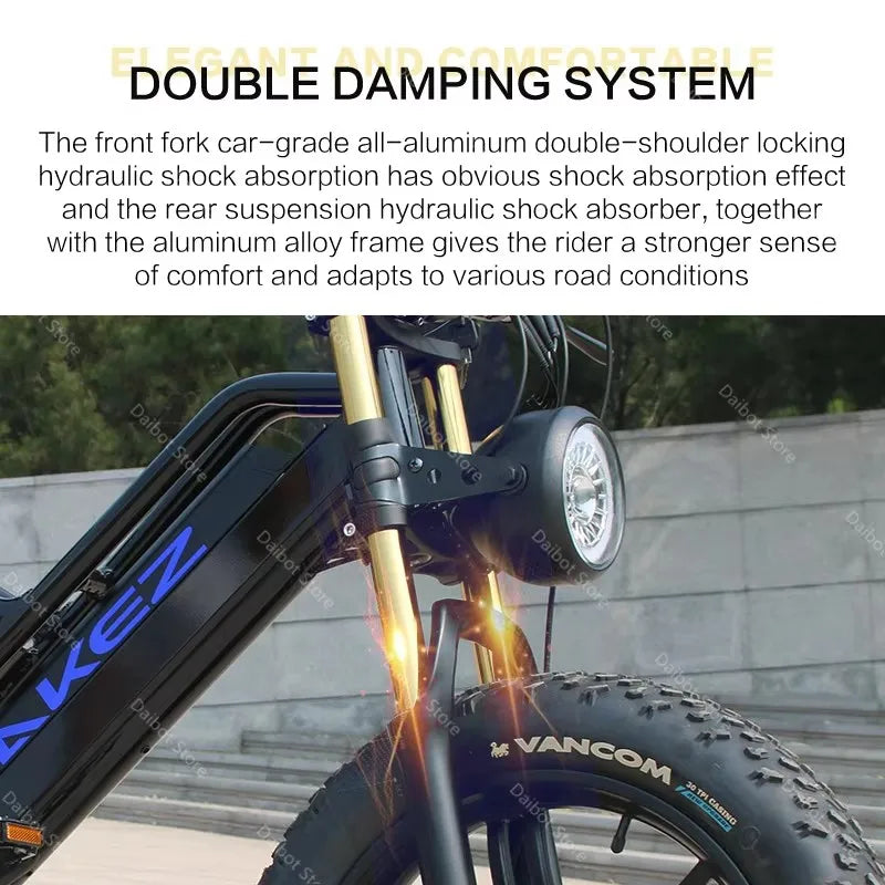 Powerful Electric bike 750W 48V Fat Tire bike