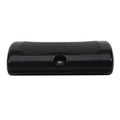 Black rubberised pistol grip with a textured grip area and a single central screw fitting.