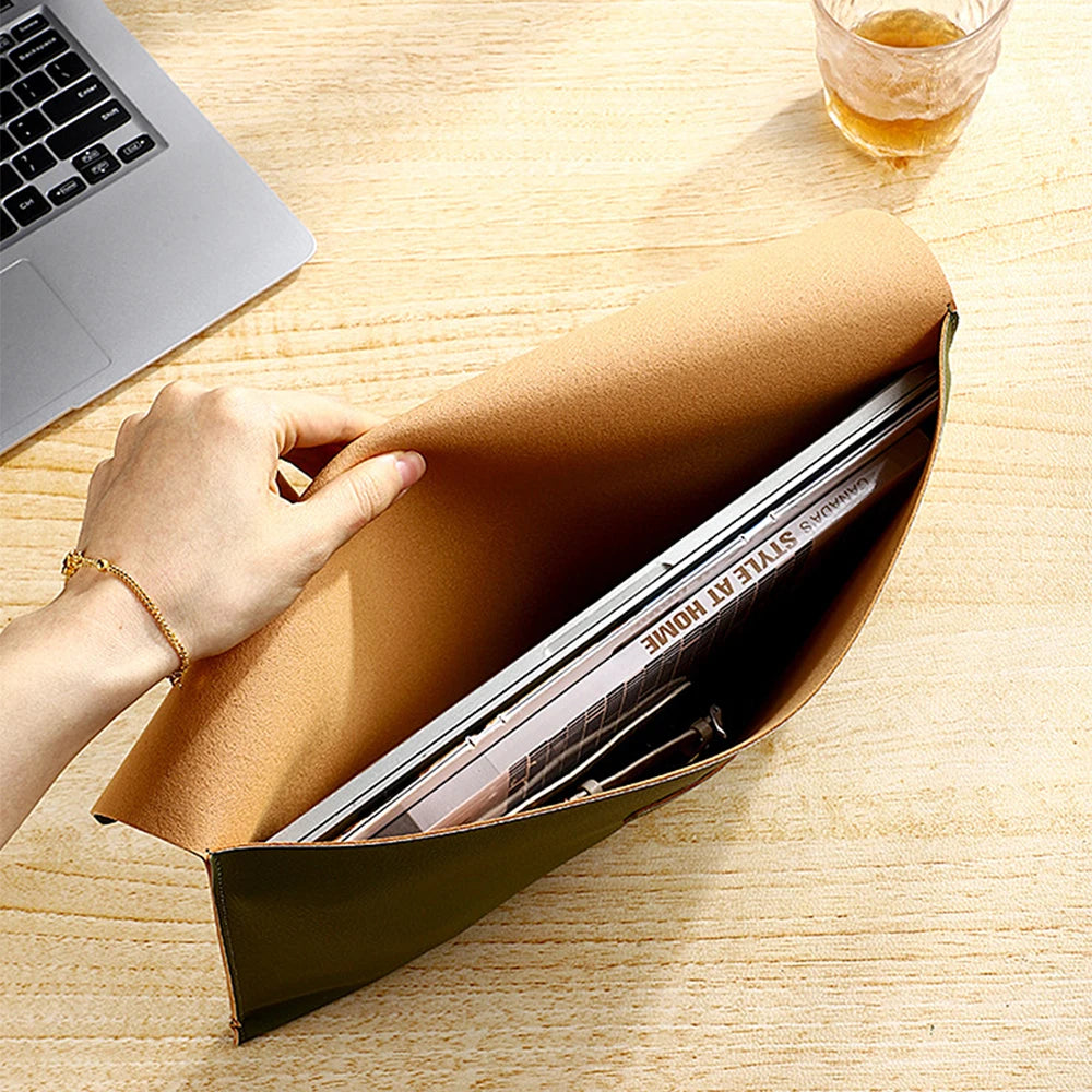 Business Office Luxury Document Bag -  Leather